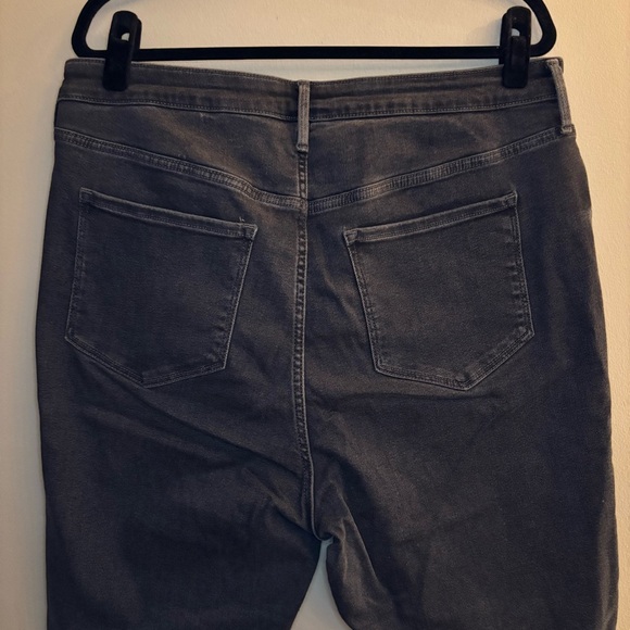 Old Navy Women’s Black High-waisted Ripped Skinny Jeans Size 18 - Picture 10 of 11